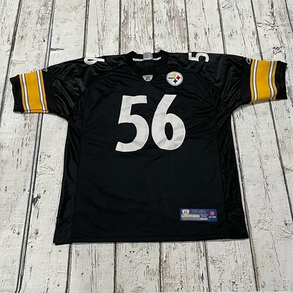 LaMarr Woodley Pittsburgh Steelers Stitched Reebok NFL Football Jersey - Picture 1 of 9